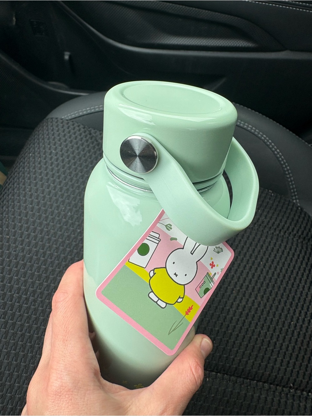 Starbucks x Miffy Mint Stainless Bottle - Picture 2 of 3